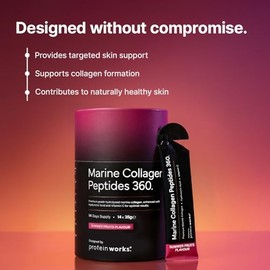 Protein Works | Marine Collagen Peptides 360, Summer Fruits, 14 Sachets