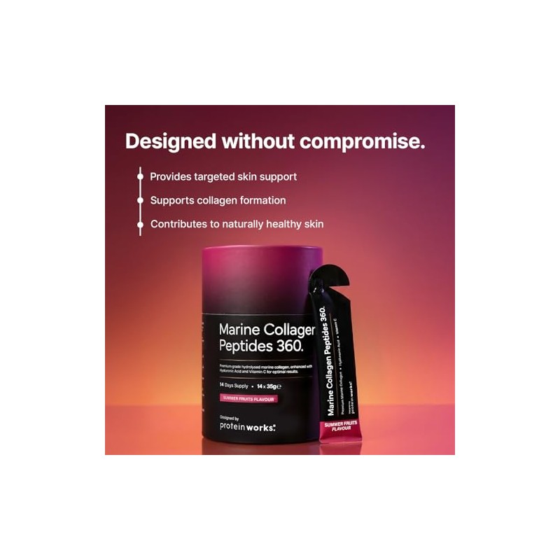 Protein Works | Marine Collagen Peptides 360, Summer Fruits, 14