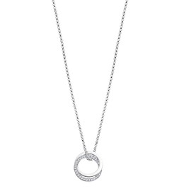 LOTUS SILVER LP1990-1/1 Moments Silver Geometry Necklace 42.00 mm for Women, Silver, No Gemstone