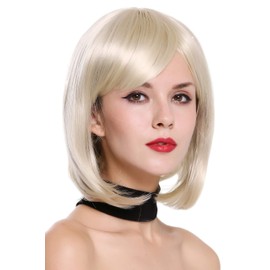 WIG ME UP - JH-713-88 Women's Wig Short Bob Longbob Curved Tips Light Blonde Blonde