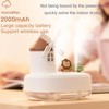 Humidifier for Bedroom,Wireless Portable Humidifier,Baby humidifier with rotating windmill and