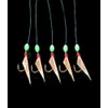 Jenzi Fish Hooks 5 Hooks + Pearl