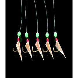 Jenzi Fish Hooks 5 Hooks + Pearl