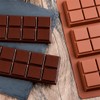 Fimary Chocolate Molds, Rectangle Chocolate Bar Sweet Molds Silicone Bakeware