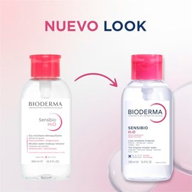 BIODERMA, Agua Micelar, Sensibio H2O Pump, Desmaquillante para Piel Sensible, Calma y Reduce la Irritacin, 500 ml                                     
