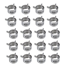 Koolance Hose Clamp for OD 16mm (5/8"), Nickel, 20-pack