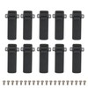 VBESTLIFE Radio Belt Clip Clamp, 10Pcs Replacement Radio Belt Holder