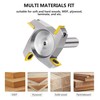 SpeTool Nickel Plating CNC Spoilboard Surfacing Router Bit 1/2" Shank