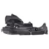 TRQ TRQ Front Left Rearward Inner Fender Liner Black Drivers