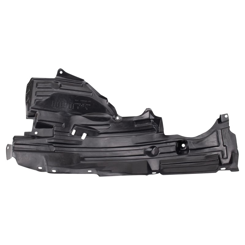 TRQ TRQ Front Left Rearward Inner Fender Liner Black Drivers