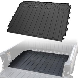 POKIAUTO Cargo Bed Mat for Polaris Ranger XD 1500, Rear Rubber Cargo Bed Mat All Weather Protection Slush Liner for Polaris Ranger/Crew XD 1500 2024 2025 Accessories (Replace# 2889106)