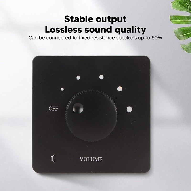 Regolatore di Volume Audio, 50W, Pulsante di Controllo con 5
