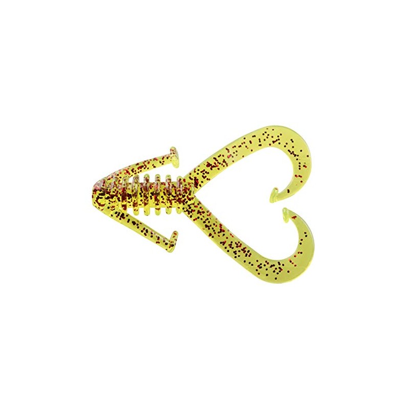 Bobby Garland Crappie Baits Pile Diver Chartreuse Red Glitter 2