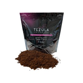 Premium New Zealand Tree Fern Fiber (Debris Free) Growing Medium and Reptile Substrate- Natural, Organic, Long Lasting | for Orchids and Tropicals | Use in Terrariums and Vivariums (1 Gallon)
