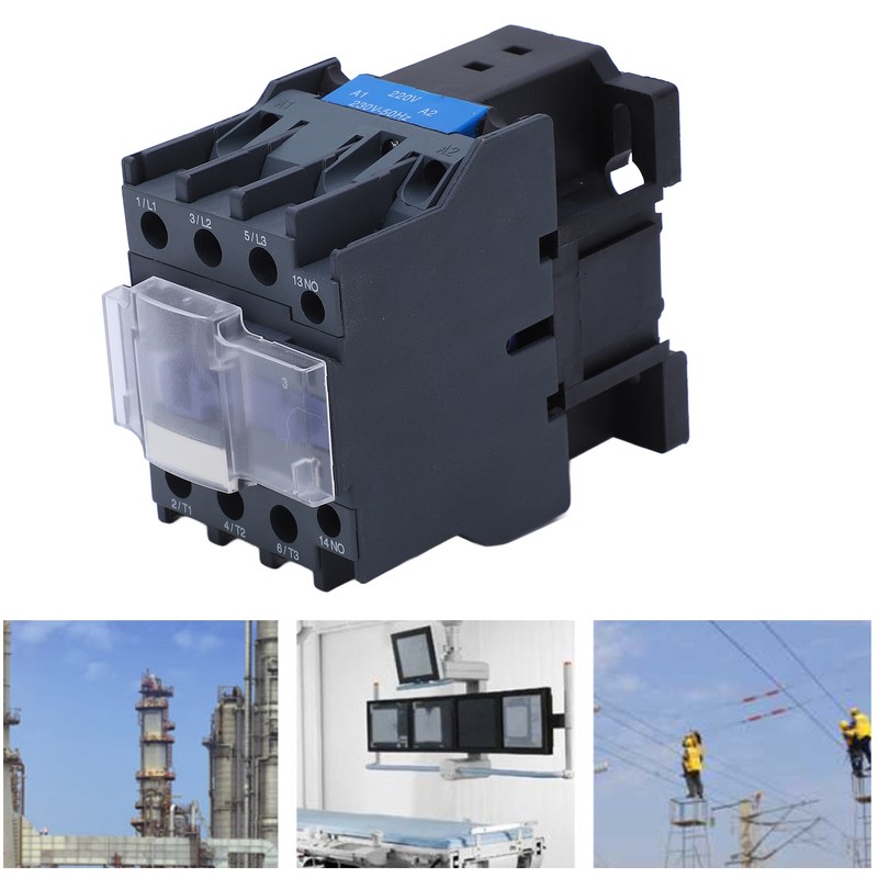 Industrial AC Contactor 32A Strong Conductivity Permanent Magnet Anti Shake