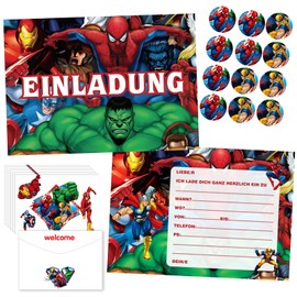 Dekewe Children's Birthday Invitation Cards