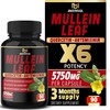 Mullein Leaf Capsules 𝟓𝟕𝟓𝟎𝐦𝐠 Strength w. Quercetin, Artemisinin, Quinine -