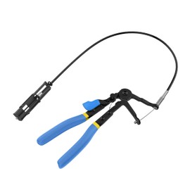 Renekton Flexible Hose Clamp Plier 24 inch Wire Long Reach Compatible, Car Truck Fuel Oil Water Pipe Repair Tool, Blue