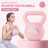 KHTO Kettlebells Fitness Exercise-Pink Strength Training Kettlebell Sets,Dumbbell Weights for