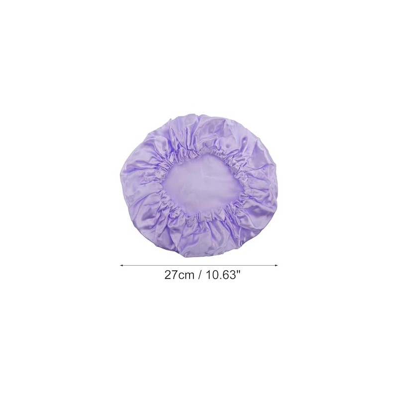 VOCOSTE Shower Cap Hair Cap Double Layer Waterproof Reusable Bath