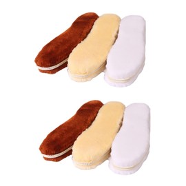 Baluue 2sets Thermal Foot Care Insoles Warm Comfortable for Winter Sports Daily Use Size 40 (random) 3pairs*2