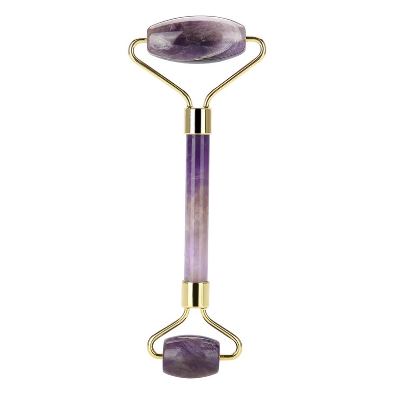 Natural Jade Roller Massage Amethyst Facial Massage Anti Wrinkle Anti