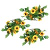 3 Pcs Sunflower String Lights 7.8ft 20 LED Battery Powered