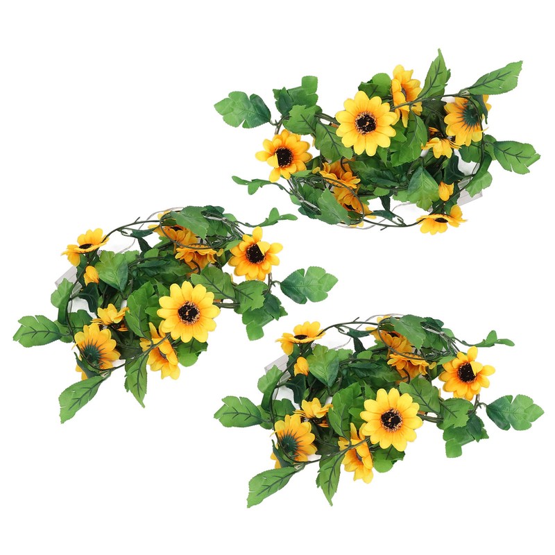 3 Pcs Sunflower String Lights 7.8ft 20 LED Battery Powered