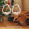 TALYKONG Dachshund Earrings Gifts for Women Dog Earrings Dachshund Jewelry