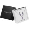 Nine West - Juego de collar y arete de tono