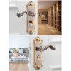 Retro Door Lock Indoor Lever Tongue Lock Handle Lockset Mechanical
