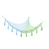 Triangular Toy Hammock Plush Toys Cotton Rope Woven Net Pocket