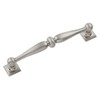 Hickory Hardware HH74638-SN Somerset Collection 128mm Center to Center Pull, Satin Nickel, 5.8125"