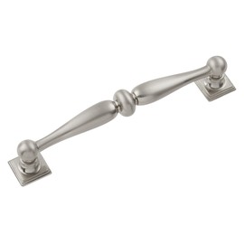 Hickory Hardware HH74638-SN Somerset Collection 128mm Center to Center Pull, Satin Nickel, 5.8125"
