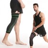 Sports Joint Protector for Health, Hiking, and Trekking Knee Protector Green/FREE(L) 2ea