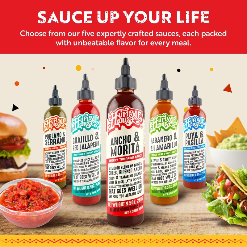 Humble House - Ancho & Morita Chiles Hot Sauce, Low