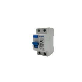 RASMACOR Circuit Breaker 2-Pin 25A Residual Current Circuit Breaker 2P 25A 30MA Type AC 30MA 25/2/0.03A 230V AC 50Hz Residual Current Circuit Breaker 70 mm x 40 mm x 83 mm