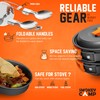 11 Pcs Smokey Camp Backpacking Cooking Set - Compact Camping