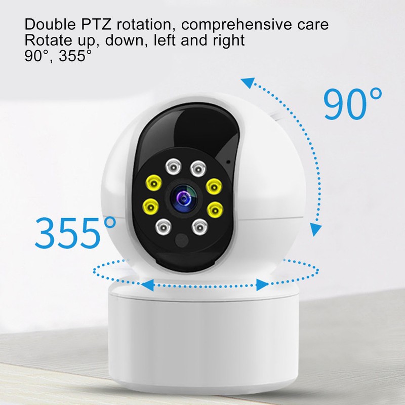 Security Camera Home Wireless WiFi 3MP HD Monitor with Full