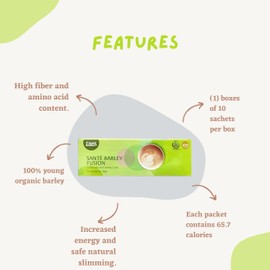 Sante Barley Fusion Coffee Mix with Barley Grass