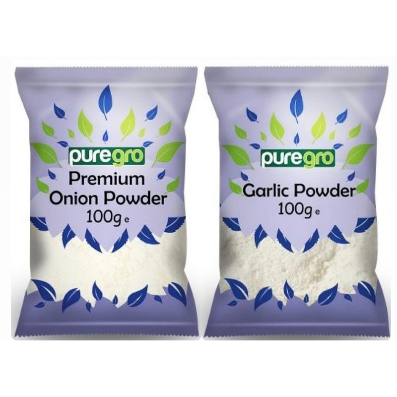 Puregro Seasoning Combo Pack of Garlic & Onion Powder 100g
