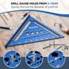 Speed Square, Preciva 7inch/180mm Set Square, Triangle Ruler with 14