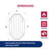 HIC Kitchen Roasting Octagonal Baking Rack, Chrome-Plated Steel Wire, Fits