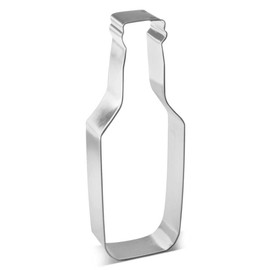 Large Soda Pop/Beer Bottle 6 Inch Cookie Cutter from The Cookie Cutter Shop – Tin Plated Steel – Made in the USA