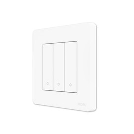 ZMIN Switches Zigbee3.0 Tuya Smart Push Button Light/Scene Switch Smart Life APP Remote Control Voice Control 3 Gang Scene Switch Star Ring