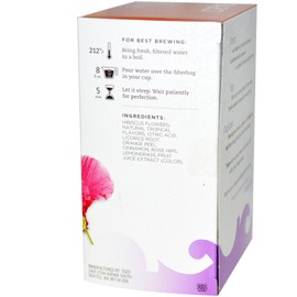 Tazo Teas, Passion, Herbal Tea, Caffeine-Free, 20 Filterbags, 1.8 oz (52 g)( 2 Pack )