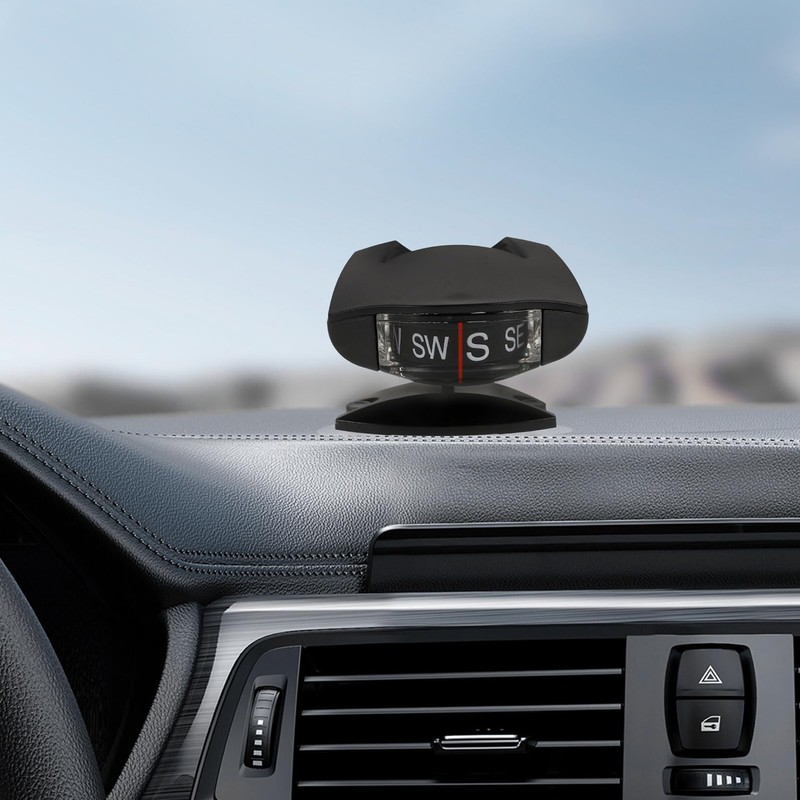 TINEASUR Auto Compass for Car Dashboard with Adjustable Inclinometer and