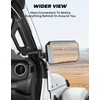 JOYTUTUS Mirrors Doors Off Compatible with 2018-2023 Wrangler JL/JLU &