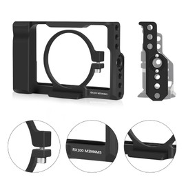 RX100M3/RX100M4/RX100M5 Camera Cage,M3/M4/M5 Cage for Sony DSC-RX100 III(M3) IV(M4) V(M5) Camera Case Camera Rig Cold Shoe