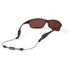 Croakies ARC retenedor de gafas sin fin, negro, 35,56 cm